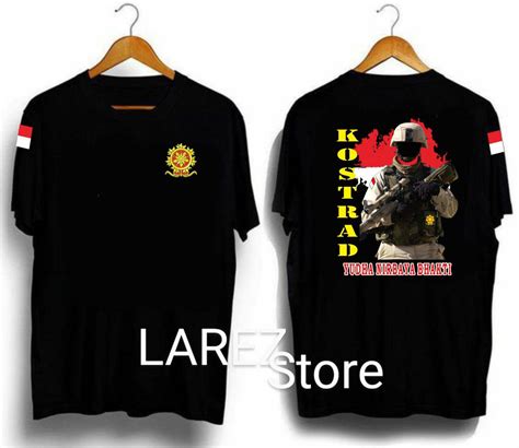 Baju Kaos Tni Ad Kostrad Cakra Kaos Kostrad Batalyon Kaos Lengan