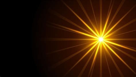 Free Vector | Black background with glowing light flare design vector