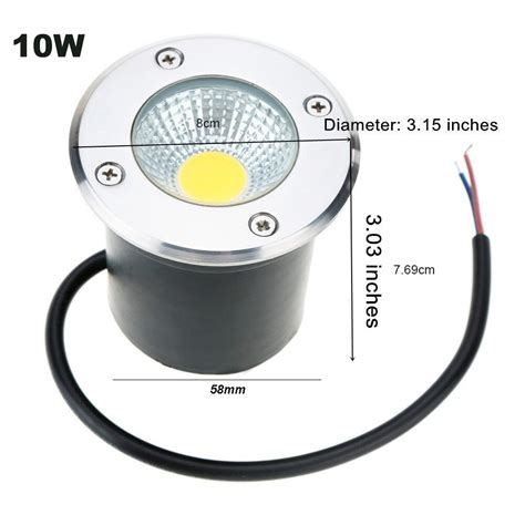 Led Underground Light Ip Cob W Outdoor Buried Ground Floor Lamp W