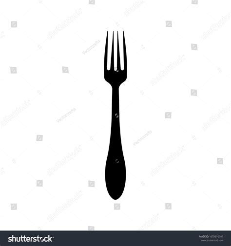 Fork Graphic Design Template Vector Isolated Stock Vector Royalty Free