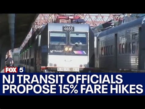 NJ Transit Officials Propose 15 Fare Hikes L What To Know YouTube