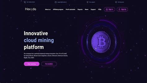 Heaxada Nova Mineradora Bitcoin 100 GH S Free New Cloud Mining