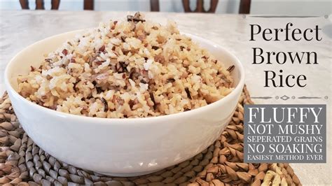 How To Cook Perfect Brown Rice Every Time L Fluffy L Not Sticky L No