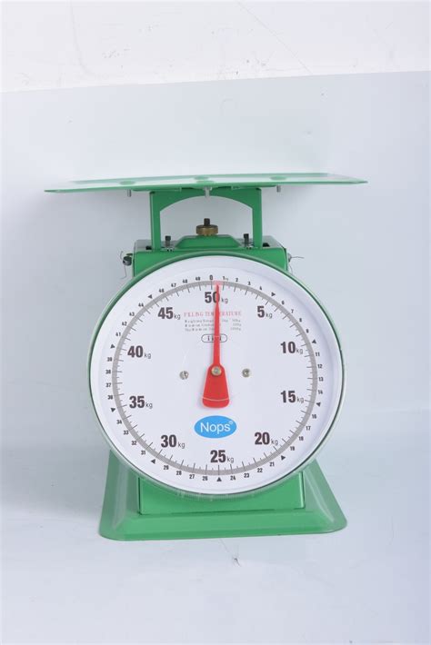 Mechanical Platform Scale 50kg Spring Weighing Apparatus Platform