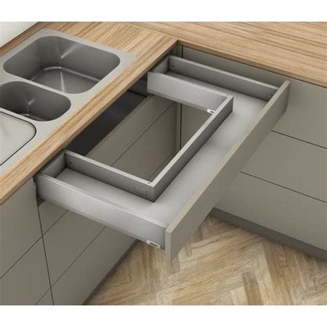 Blum 453M450GR WA MERIVOBOX INSERTA 18 Inch Length Wraparound Sink