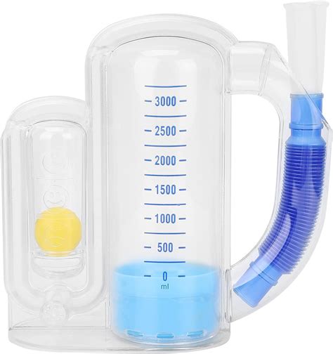 YUYTE 3000 Ml Breath Lungs Exercise Device Spirometry Vital Capacity