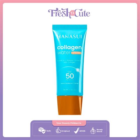 Jual Hanasui Collagen Water Sunscreen Spf Pa Shopee Indonesia