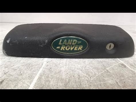 Freelander Td Tailgate Handle Repair Youtube