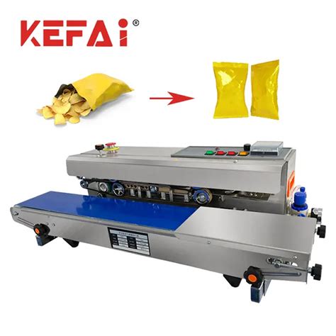 Kefai Selladoras Potato Chips Pouch Continuous Nitrogen Gas Flushing