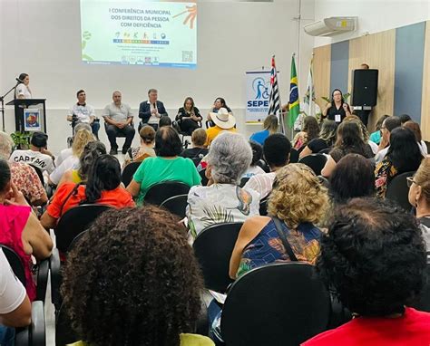 Secretaria Participa De Confer Ncia Municipal Dos Direitos Da Pessoa