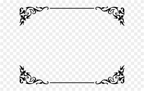 Download Decorative Border Clipart Ornamental Border Shaadi Card