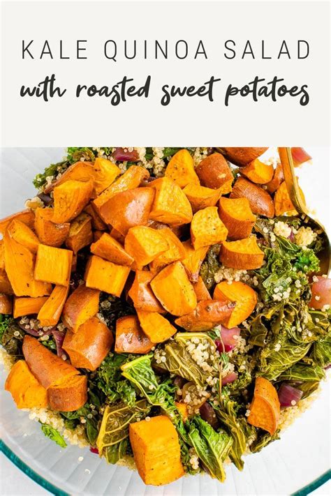 Quinoa Salad With Kale And Roasted Sweet Potatoes Recipe Sweet Potato Quinoa Salad Kale