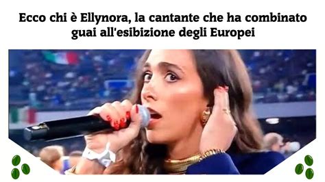 Ecco Chi Ellynora La Cantante Che Ha Combinato Guai All Esibizione