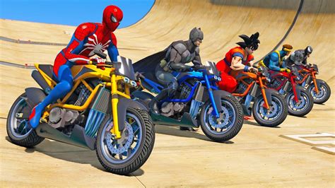 Carros E Motos Homem Aranha E Super Her Is Corridas Picas Super