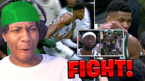 Giannis Career High 64 Pts Bobby Portis Ejected Lvgit Reacts To