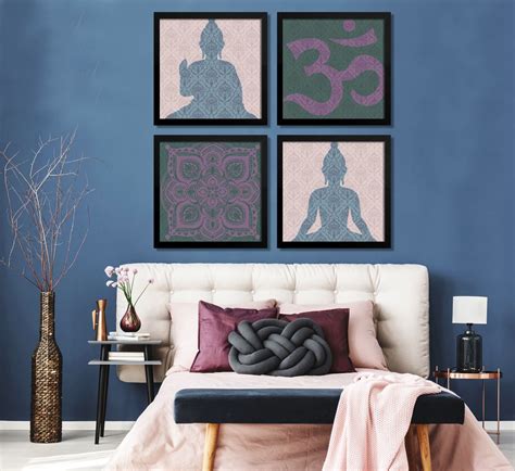 Quadros Budas Om Mandala Decoração Moldura Vidro A no Elo7 Sky