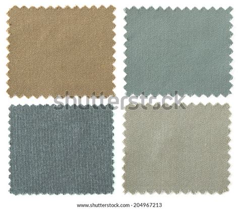 Set Fabric Swatch Samples Texture Stock Photo Edit Now