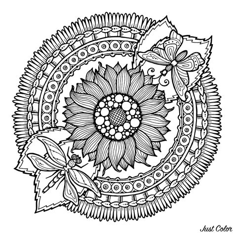 Mandalas Coloriages Difficiles Pour Adultes