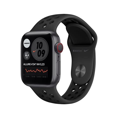 Apple Watch Nike Series 6 Gps 44mm Boitier Aluminium Gris Sidéral Avec