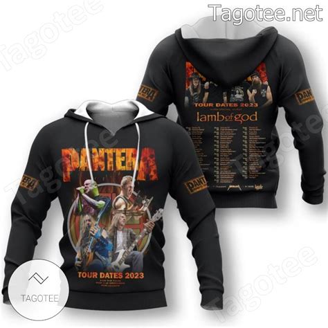 Pantera Tour Dates 2023 With Lamb Of God T-shirt, Hoodie - Tagotee