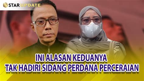 DODDY SUDRAJAT PUPUT KOMPAK TAK HADIRI SIDANG PERDANA PERCERAIAN INI