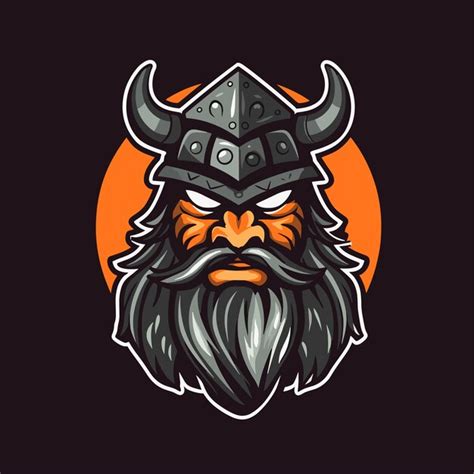 Premium Vector Viking Logo Mascot Illustration Face Vector