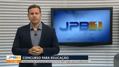 JPB1 Prefeitura de João Pessoa anuncia concurso mais de 400 vagas