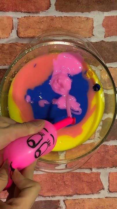 Mixing Slime🌈 With Funny🎈balloons Satisfying Slime Asmr Video Youtube