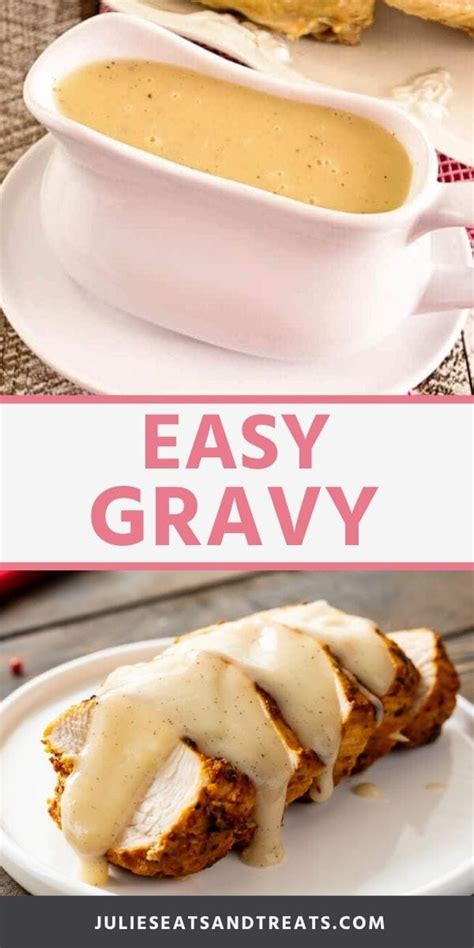 Easy Homemade Turkey Gravy Recipe Julies Eats And Treats