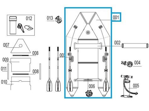 Bestway Ersatzteil Sportboot Ohne Zubeh R F R Hydro Force Boot