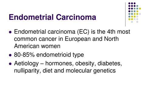 Ppt Endometrial Cancer Powerpoint Presentation Free Download Id3292319