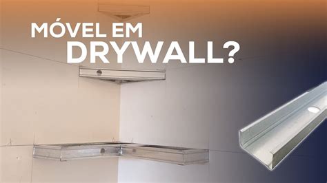 Estrutura para móveis de drywall veja agora YouTube