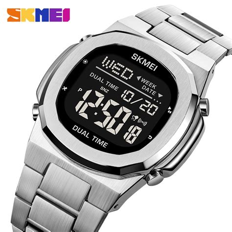 SKMEI Original Brand Digital Sport Watches Men Countdown Timer Chrono