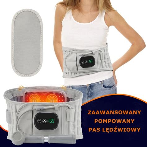 DEKOMPRESYJNY ELEKTRYCZNY PAS MASUJĄCY LĘDŹWIOWY 136501821 ERLI pl