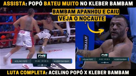 Luta De Boxe Pop Aplica N Caute R Pido E Brutal Em Kleber Bambam