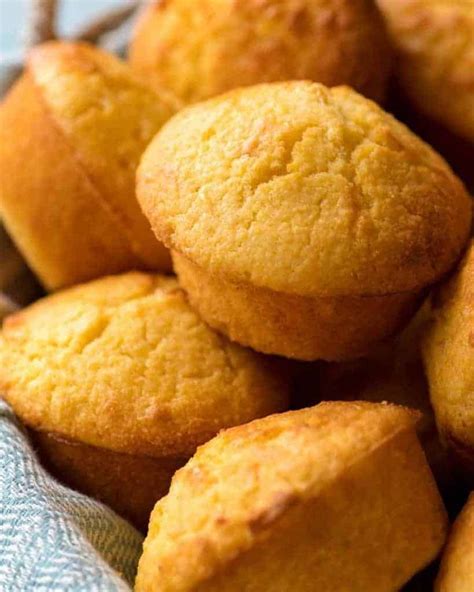 Corn Bread Muffins Fast And Easy Recipe Sweet Cornbread