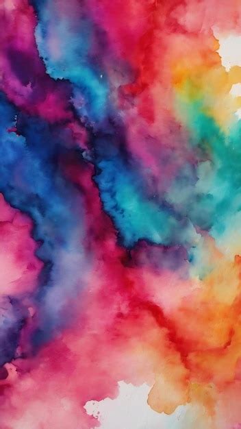 Premium Photo Abstract Colorful Watercolor Texture Background