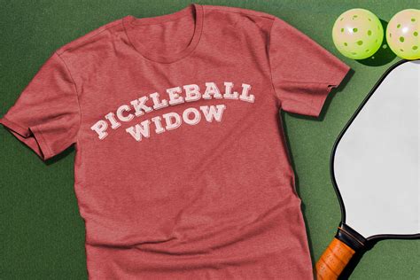 Pickleball Widow T Shirt Funny Pickleball Shirt Pickleball Gift For