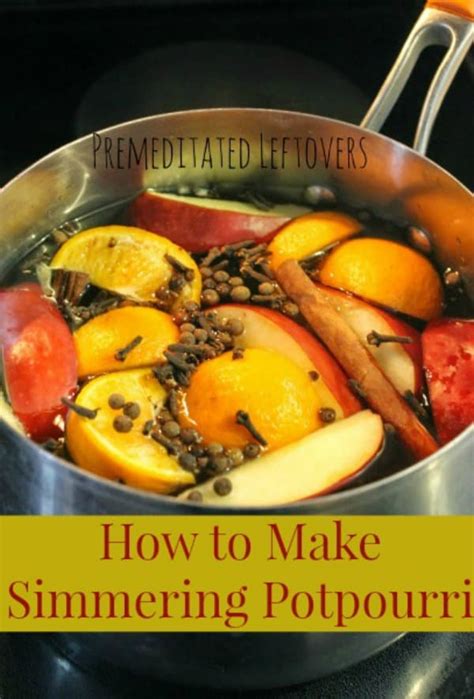 Homemade Simmering Potpourri