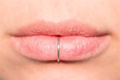 Fake Lip Ring Sterling Silver Or K Gold Filled All Sizes Etsy