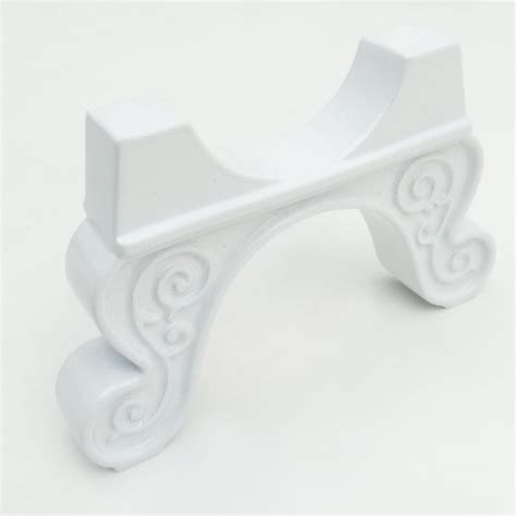 Ornate Design Foot Feet Supports For Cast Iron Column Radiator White Jonesandgrey