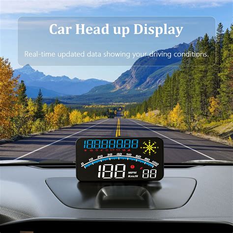 Digital Speedometer Universal GPS Car HUD Head Up Display MPH Overspeed