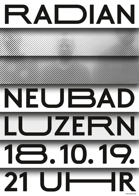 Radian 2019 By Studio Lindhorst Emme Hinrichs For Neubad Typo