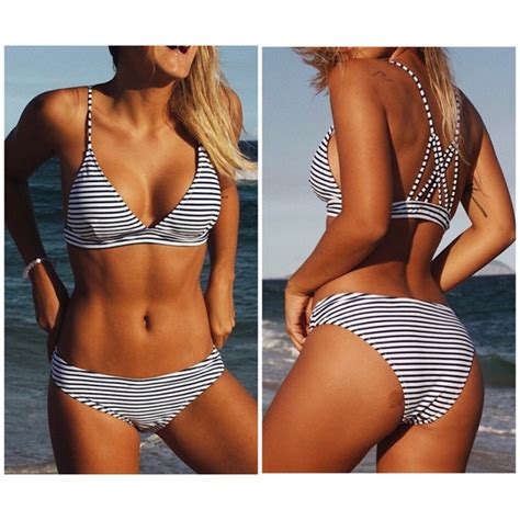 Cupshe Swim Striped Nautical Bikini Poshmark