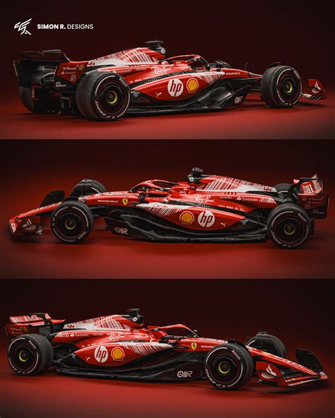 Ferrari F Livery Concept Scuderia Ferrari Hp Behance