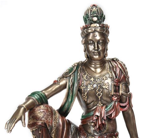 Large Royal Ease Kannon Bodhisattva Statue The Monastery Store