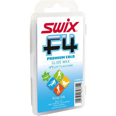 Swix F4 Premium Cold Rub On Glide Wax Gravitee Boardshop