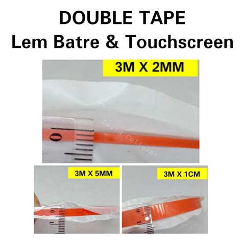 Jual Double Tape Double Tip Lem Touchscreen Dan Batre Shopee Indonesia