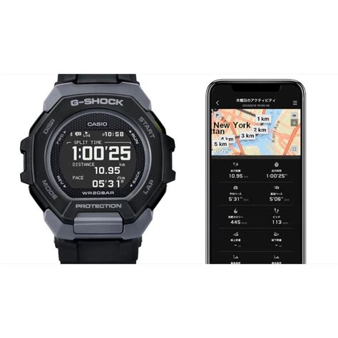 カシオ Gショック G SQUAD GBD 300 1JF スマートフォンリンク ステップトラッカー 歩数計測 CASIO G SHOCK