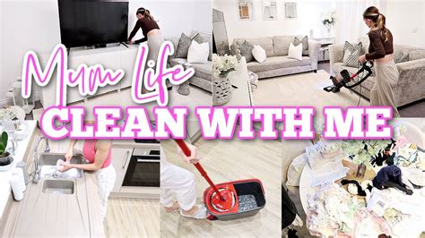 Mum Mom Life Clean With Me Extreme Cleaning Motivation Night